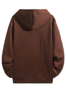 Sweat à capuche en coton uni à manches longues pour homme, coton de grande qualité, molleton uni, sweat à capuche pour homme - Product Image 2