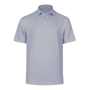 Vêtements d'entreprise pour hommes : Chemises personnalisées en polyester tricoté à manches courtes, respirantes, avec poche, pour broderie et impression de logo - Product Image 2