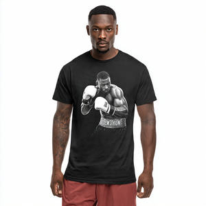 T-shirts de boxe personnalisés avec logo imprimé pour hommes, fabricant en gros, t-shirts de fitness pour hommes, MMA - Product Image 5