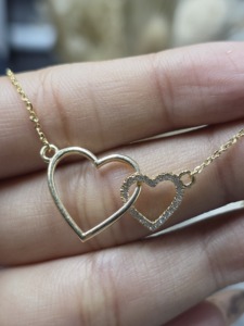 Colgante de Moissanita VVS en Forma de Corazón, Plata 925 con Baño de Rodio, Joyería Romántica para Mujer, Uso Diario - Product Image 1