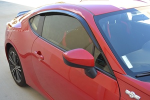 Viseras para Puertas de Coche HIC, Material PMMA, Color Humo, 100% Compatibles, Instalación con Cinta 3M para TOYOTA 86 2dr Subaru BRZ 2012-2021 - Product Image 2