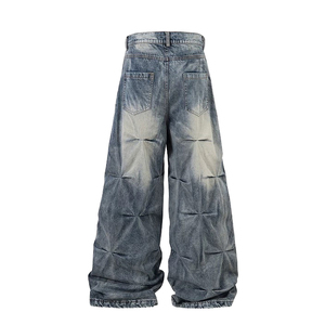 High Quality Lightweight <b>Men's</b> Denim <b>Jeans</b> Custom Color & Logo Quick Dry Breathable Eco-Friendly Straight Leg Casual Fit - Product Image 2