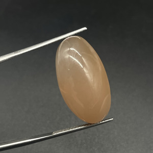 HAYAAT GEMS Pierre de lune pêche ovale naturelle, taille ovale, 20.3x13x10mm, 23.45 carats, pour la création de bagues et de pendentifs - Product Image 5