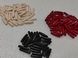 Opaque White Pipe Beads: Premium Milk-White Tubular Spacer Beads for Minimalist Jewelry and Fashion Design - Product Image 3