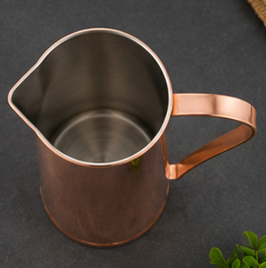 Carafe à eau en cuivre pur, design minimaliste moderne, grande capacité, vaisselle pour la salle à manger, style contemporain, cuivre - Product Image 5