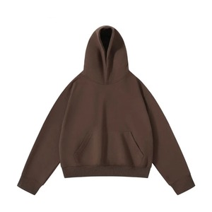 Men's Olive Green Hooded Sweatshirt Oversized Fit Casual Fleece Long Sleeve Pocket Design Autumn Wear - Product Image 2