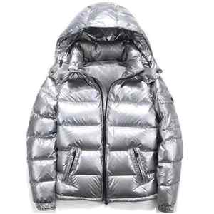 Chaqueta de plumón personalizada con tu logo, colección de invierno, chaqueta de burbujas para hombre, venta en línea - Product Image 4