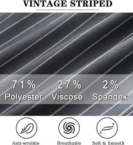 Costume de smoking pour homme à col mandarin, style britannique, coupe classique, en laine et polyester, infroissable et respirant - Product Image 5