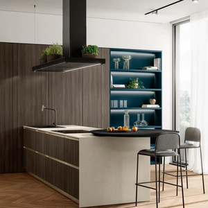 Juego de Muebles de Cocina RTA de Diseño Moderno Personalizado de Alta Calidad JY Project, Hecho de Madera MDF, Armario de Cocina, Gabinete de Almacenamiento - Product Image 3