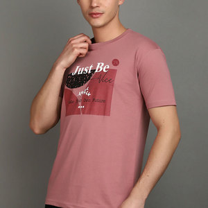 Camiseta de algodón suave de alta calidad con estampado serigrafiado, ropa informal para el día a día, planes de fin de semana y uso cómodo durante todo el día. - Product Image 2