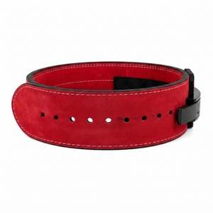 Breathable <b>Waterproof</b> Adjustable Gym Waist <b>Trainer</b> Belts for Powerlifting Weight Lifting Squat Lever Leather Cowhide Non-Slip - Product Image 2