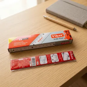 Regla de Medición Vikas de 15 cm de Calidad Premium, Duradera, para Estudiantes, Profesores y Aplicaciones de Papelería Diarias, en Venta - Product Image 5