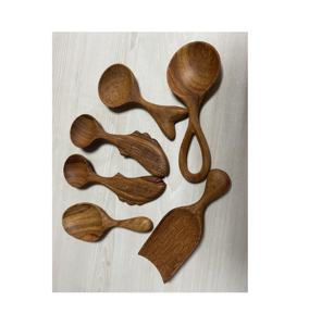 Cucharas de Madera Talladas a Mano de Lujo Premium, Ecológicas, Listas para Exportación a Vietnam 2025 - Product Image 5