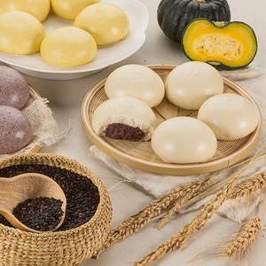 [MILWON] Boulette de blé coréenne moelleuse et croustillante cuite à la vapeur avec garniture aux haricots rouges pour le menu des cafés et la gamme de produits de boulangerie asiatique - Product Image 4