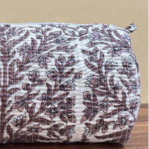 Trousse de Maquillage Florale, Pochette Cosmétique de Voyage, Trousse de Toilette Femme, Cadeau Demoiselle d'Honneur, Lot de 3 Pochettes, Prix de Gros - Product Image 3