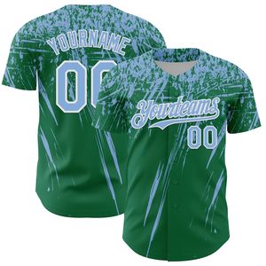 Maillot de baseball personnalisé, antibactérien, séchage rapide, manches courtes, unisexe, vêtements de sport pour adultes, coton biologique, logo sur le devant - Product Image 5