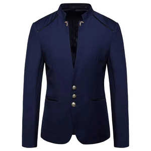 Veste de costume décontractée en velours côtelé pour homme, personnalisable, première qualité, fermeture à simple boutonnage, faible MOQ, impression de logo, blazers en velours côtelé - Product Image 1