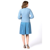 Cardigan de mode pour femme, vêtements de créateur, veste de luxe à manches longues, tricotée, respirante, douce, élégante, décontractée, chic, qualité supérieure