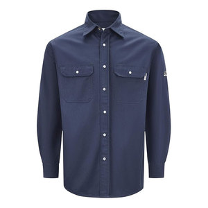 FR Safety Work <b>Shirt</b> 100% Cotton 170gsm – Anti-Static Flame Retardant <b>Shirt</b> for Mining <b>Welding</b> Construction - Product Image 1