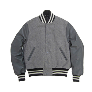 TITLISTS nouveauté Satin Bomber veste université veste hommes Satin tissu avant boutons Letterman patchs veste de travail - Product Image 5