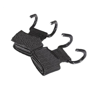 Unisex High Quality Lightweight Eco-Friendly Adjustable Cotton <b>Strap</b> Anti-Slip Rod Hooks for Weight Lifting Powerlifting Gym - Product Image 2