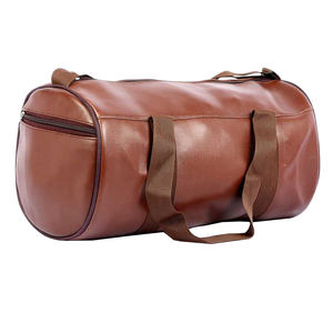 Sac de sport unisexe vintage en cuir véritable noir, durable, pour week-end, voyage, nuitée, 20-35L, petit sac de transport avec compartiment humide et ceinture de transport - Product Image 5