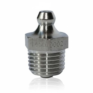Raccord de graissage 1450/0002 1/4BSP compatible avec la chargeuse-pelleteuse JCB 3CX 4CX, pièce de rechange OEM - Product Image 1