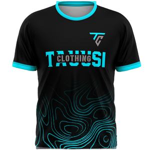 100% diseño de poliéster estampado completo para correr ropa deportiva para hombre Camiseta de secado rápido sublimación personalizada hombres camiseta con logotipo personalizado - Product Image 1