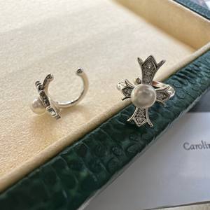 Boucles d'oreilles en perles d'eau douce pour femmes en gros de Zhuji, forme de goutte d'eau, style long, anneaux en cristal, accessoires élégants pour les oreilles - Product Image 2