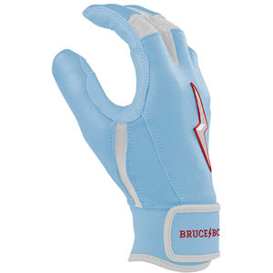 Gants de frappeur de baseball en cuir personnalisés OEM pour adultes, usage professionnel, fermeture auto-agrippante, XXL, ambidextres, durables - Product Image 3