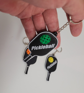 Customized <b>Pickle</b> Ball Keychain with Custom Color & Logo Rubber Material Custom Size <b>pickle</b> ball keychain with customize logo - Product Image 4