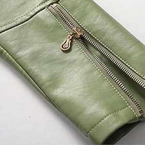 Vestes d'hiver en cuir matelassées imperméables pour femmes en peau de mouton personnalisées de haute qualité en gros - Product Image 6