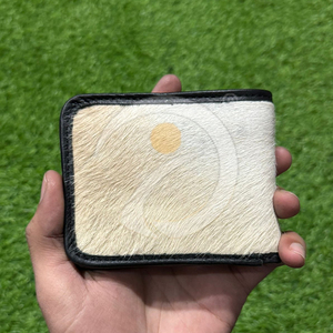 Portefeuille de luxe fait main pour homme en cuir véritable avec finition texture cuir de vachette pour usage quotidien - Product Image 3