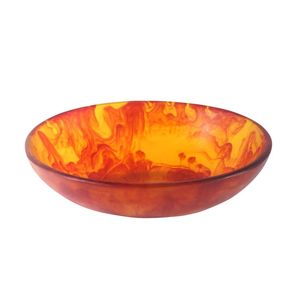 Bol de service unique de haute qualité en corne, peint à la main, imperméable, écologique, style américain, magnifique décoration pour la maison et les fêtes - Product Image 1
