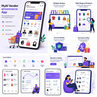 Desarrollo de Aplicaciones Móviles de Comercio Electrónico Multivendedor, Stock Linux, Multi-idioma, Seguimiento de Pedidos en Tiempo Real, Gestión de Vendedores, Android, Mac