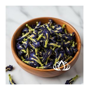 Fleur de pois papillon séchée de haute qualité, best-seller, pour la coloration des boissons, les infusions de thé et la pâtisserie. - Product Image 1