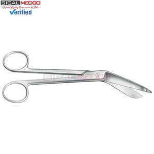 Tijeras para Vendajes de Acero Inoxidable de 7.5 Pulgadas, Clásicas para Primeros Auxilios, Perforaciones Corporales, Aplicación de Cintas y Apósitos, Resistentes al Óxido, Punta Redonda - Product Image 3