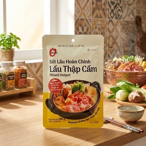 ซอสหม้อไฟรวมรส 180 กรัม โอ'ฟู้ด |   รสเปรี้ยวเผ็ด |   พร้อมใช้งาน |   อายุการเก็บรักษา 12 เดือน |   ขายส่งและรับผลิตแบบ OEM จากเวียดนาม - Product Image 1