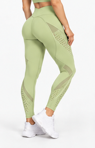 Leggings de Yoga para Mujer, Cintura Alta, Efecto Push-Up, Moldeadores, Sin Costuras, Pantalones de Entrenamiento, Suaves, Transpirables, Elásticos, Ropa Deportiva, MOQ Bajo - Product Image 5