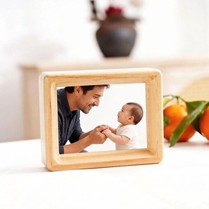 Solid Wooden Eco-Friendly Creative Handmade Durable Lightweight <b>Mini</b> Tabletop Photo Frame with Customized Design-Belladec - Product Image 2