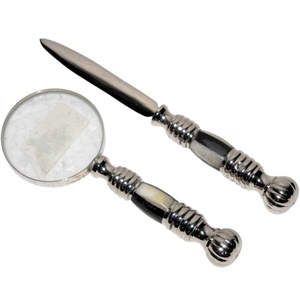 2025 nuevo diseño lupas de cristal de ojo Metal Vintage artesanía india con color bronce antiguo buena calidad al por mayor - Product Image 1