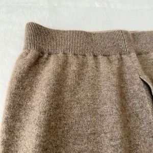 Leggings en tricot uni pour hommes, taille élastique, sous-vêtements thermiques doux - Product Image 4