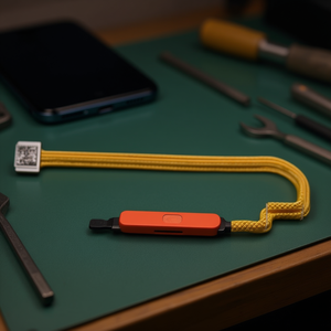 Cable flexible naranja con sensor de huellas dactilares de diseño de barra para Xiaomi Poco M3 Redmi 9T, pieza de repuesto - Product Image 3