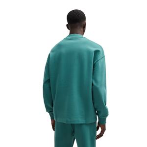 2024 personnalisé hommes 100% coton sweat-shirt à col rond pantalon ensemble écologique Jogger Style avec impression de logo personnalisé en gros - Product Image 4