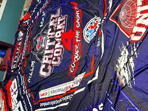 Toile de sol professionnelle pour cage de MMA, couverture hexagonale pour cage de combat, logo personnalisé, couverture de sol pour cage de combat - Product Image 3