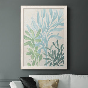 Plaque d'art mural en jonc de mer encadré imprimé côtier Swaying Seagrass II - Product Image 2