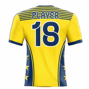Camiseta de Fútbol de Fábrica OEM, Diseño por Sublimación, Secado Rápido, Ropa Deportiva para Equipos, Venta al por Mayor, Diseños Personalizados - Product Image 5