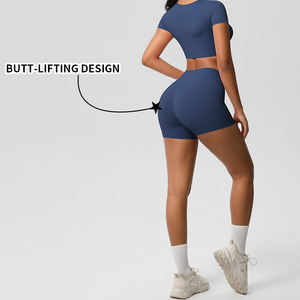 Ensemble de yoga et de fitness pour femmes, respirant et léger, de haute qualité, avec débardeur de sport et leggings très extensibles pour la salle de sport et le yoga au quotidien - Product Image 1