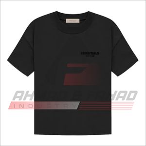 Camiseta de algodón de manga corta para hombre Essentials con estampado geométrico, cuello redondo, informal, corte regular, para verano - Product Image 3