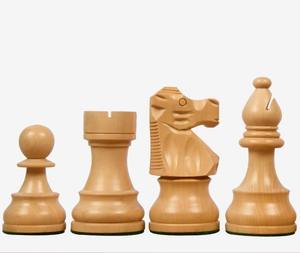 Piezas de Ajedrez Francesas Vintage Lardy, Reproducción en Madera de Boj Ebonizada, Rey de 3.75 pulgadas, al Mejor Precio - Product Image 3